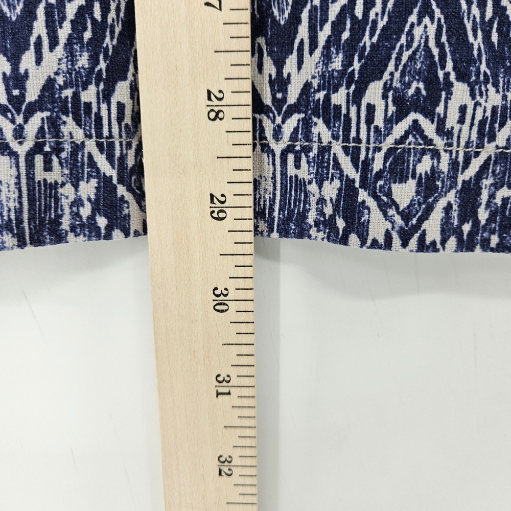 Tommy Bahama Shirt Mens Large Silk Blue Geometric Button Up Short Sleeve - Picture 10 of 10